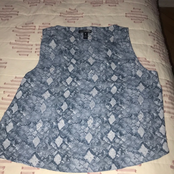 Gorgeous never worn printed python aqua tank - Picture 1 of 3